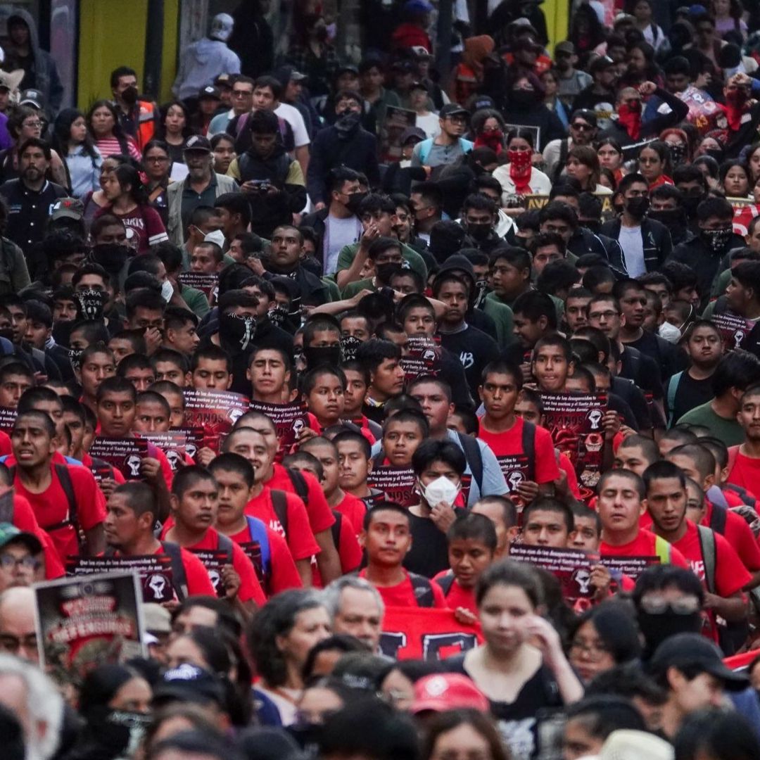 Marcha en la Ciudad de México.